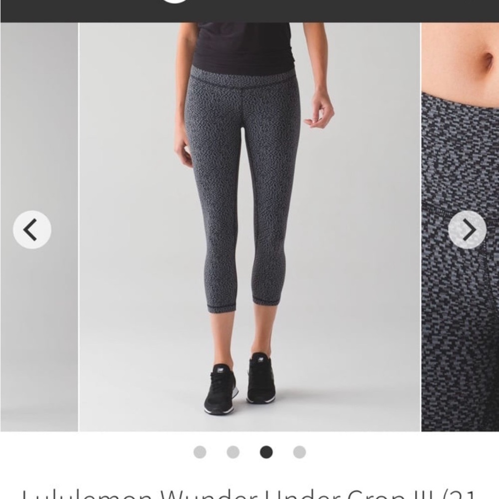 Lululemon Wunder Under Crop III Leggings